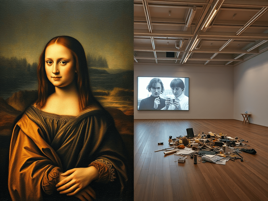 Traditional vs Contemporary Visual Art