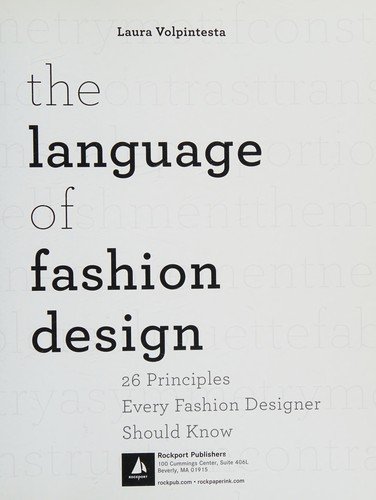 The Language of Fashion Design by Laura Volpintesta