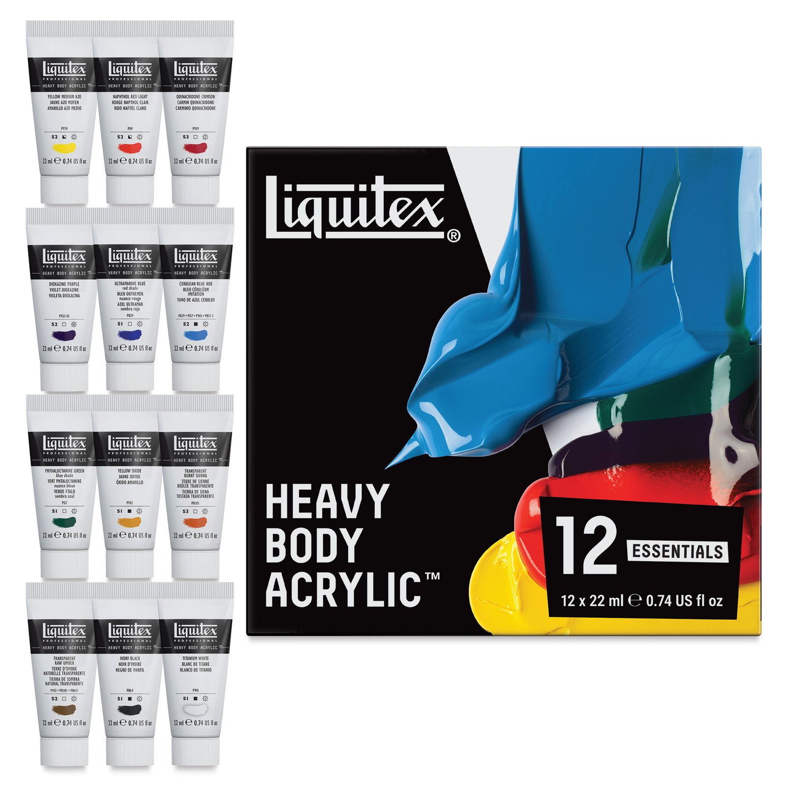 Liquitex Professional Heavy Body Acrylic Paint Set - Image 1