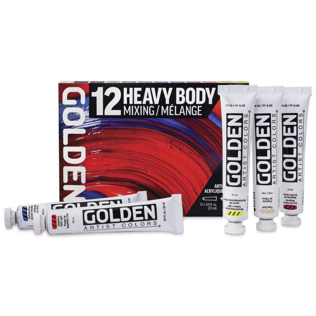 Golden Heavy Body Acrylic Paint Set
