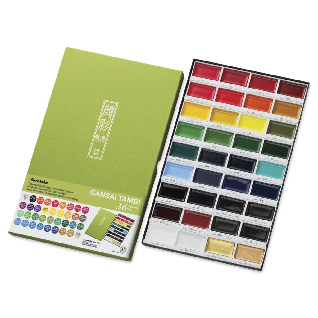 Kuretake Gansai Tambi Watercolor Set