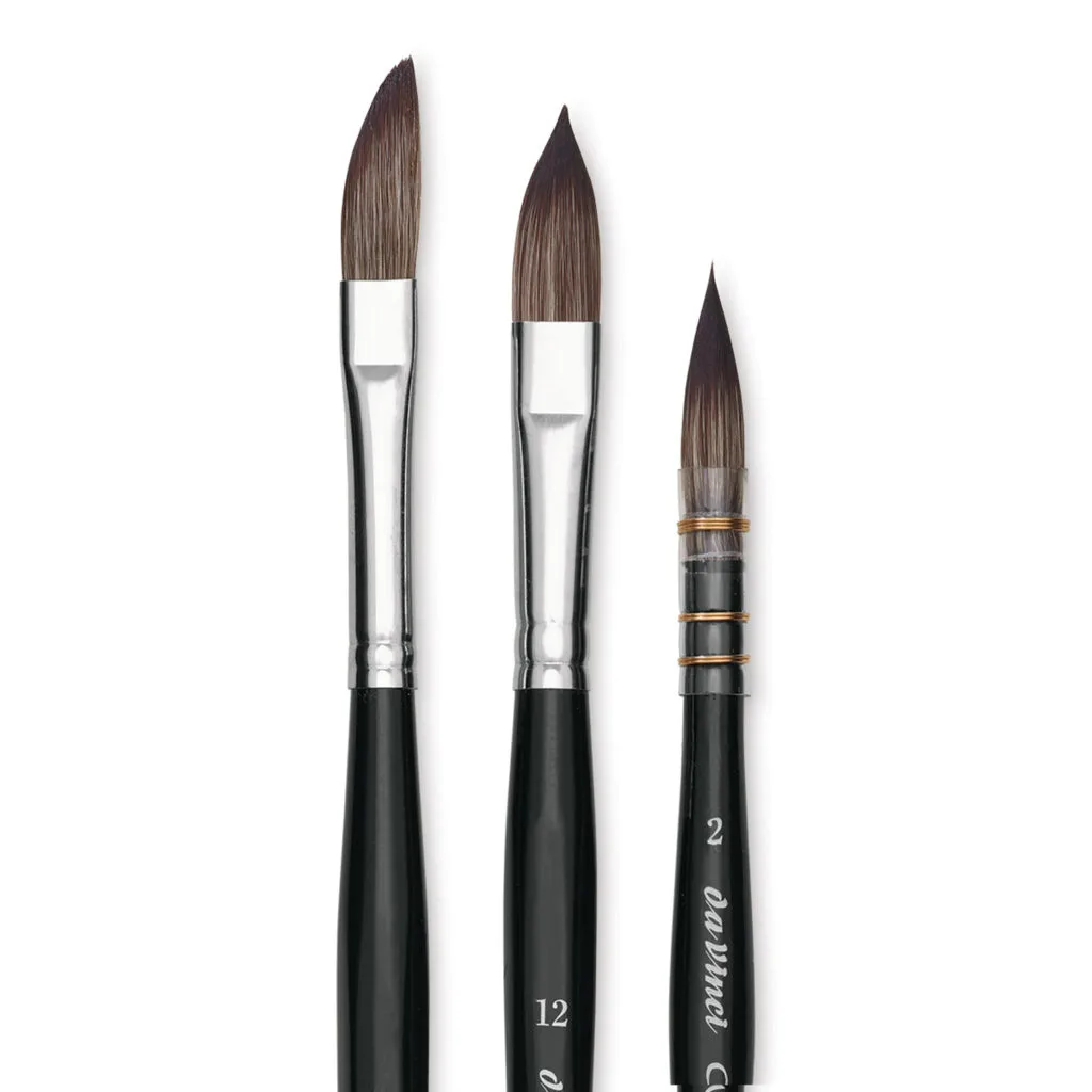 Da Vinci Casaneo synthetic watercolor brush set