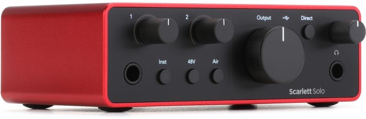 Focusrite Scarlett Solo (4th Gen) Audio Interface