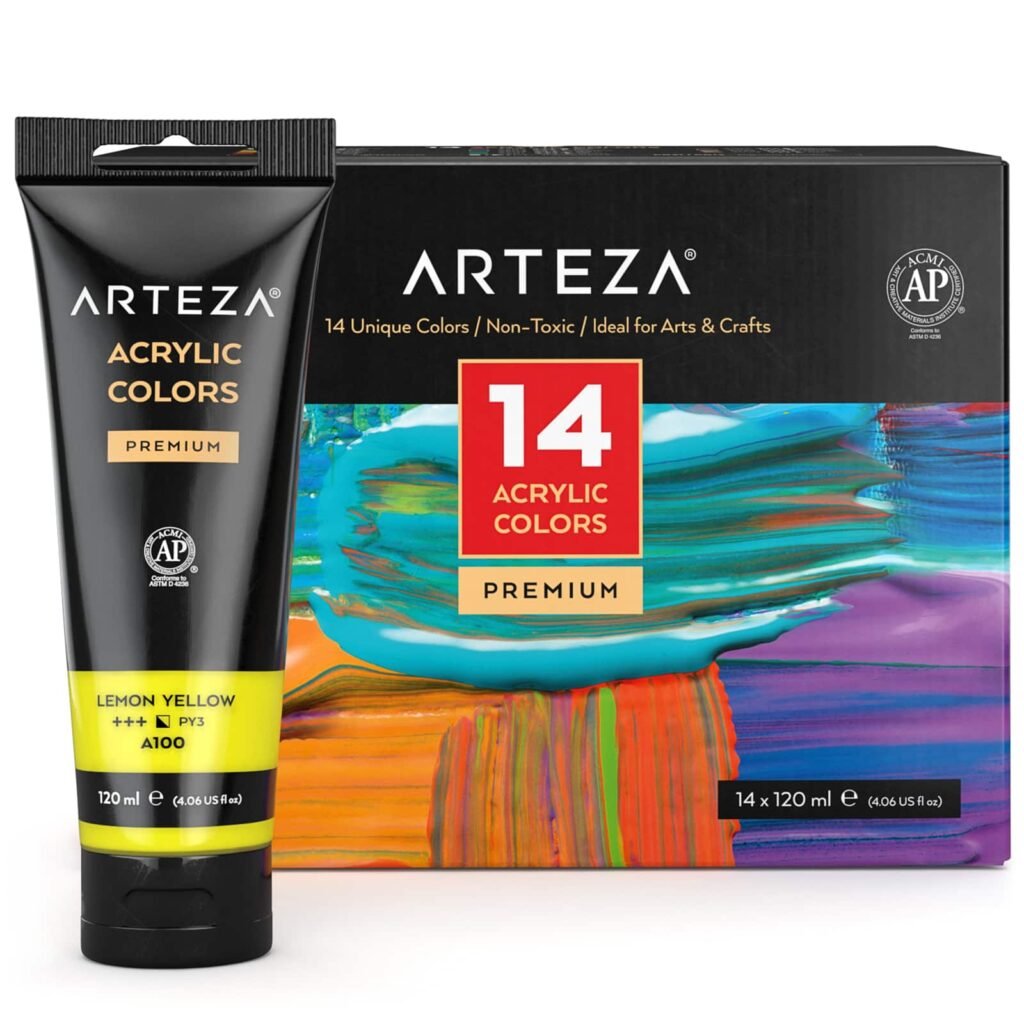 Arteza Premium Acrylic Paint Set