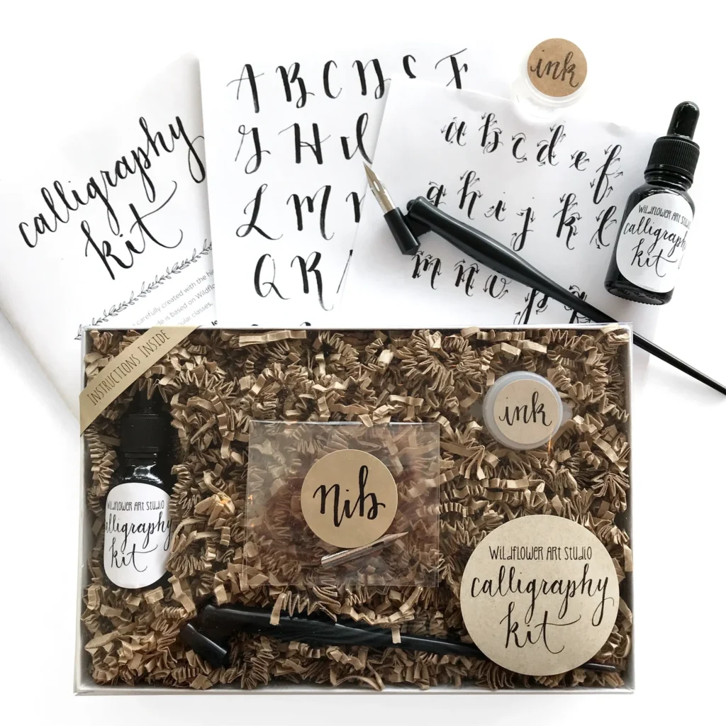 Wildflower Art Studio Oblique Calligraphy Starter Kit