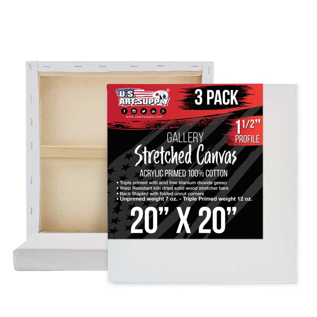 U.S. Art Supply Gallery Depth stretched canvas