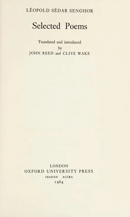 The Collected Poetry by Léopold Sédar Senghor