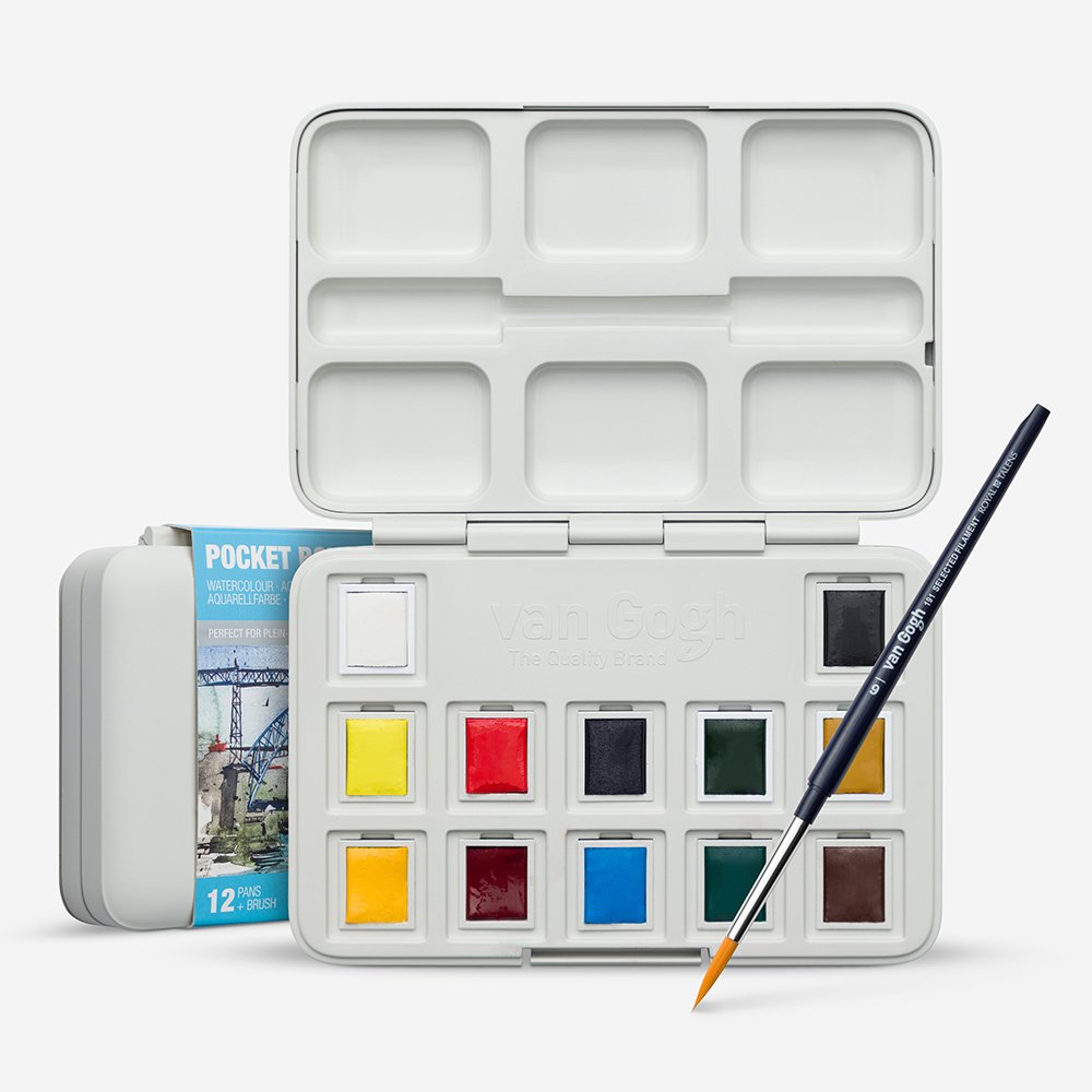 Van Gogh Watercolor Pocketbox Set